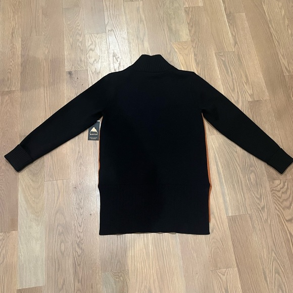 Women's Burton Larosa Sweater Black/Penny Size S - Picture 5 of 6